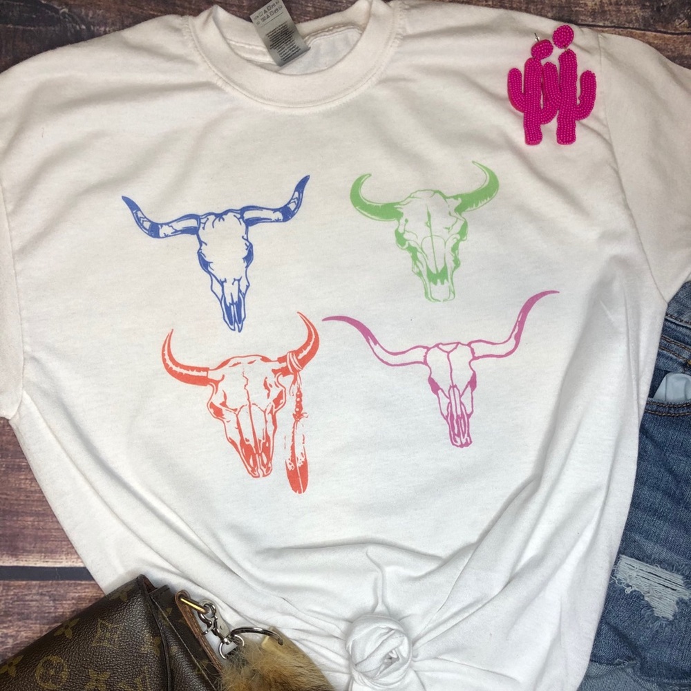 Bull Skull tee.